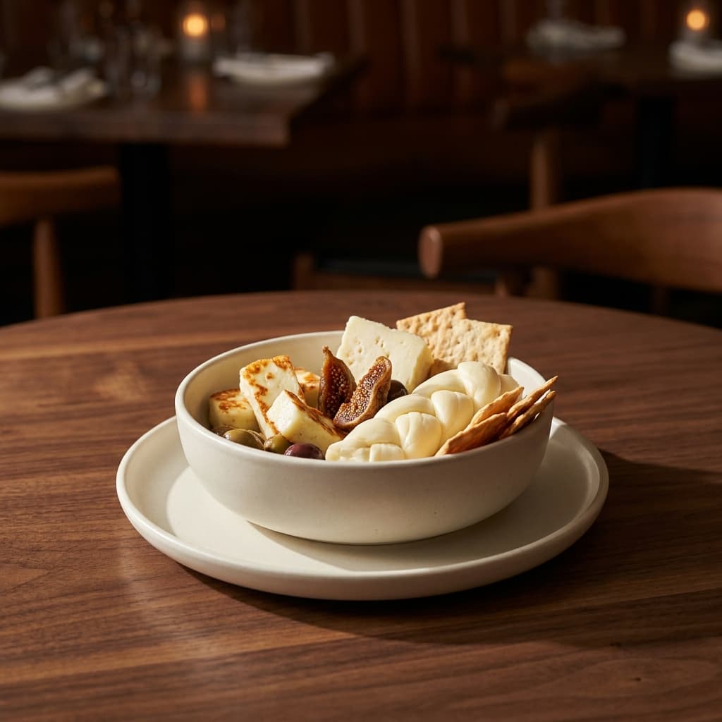 Mixed cheese plate
