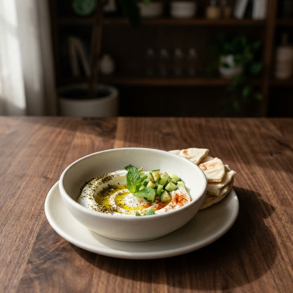 Labneh Baladieh plate