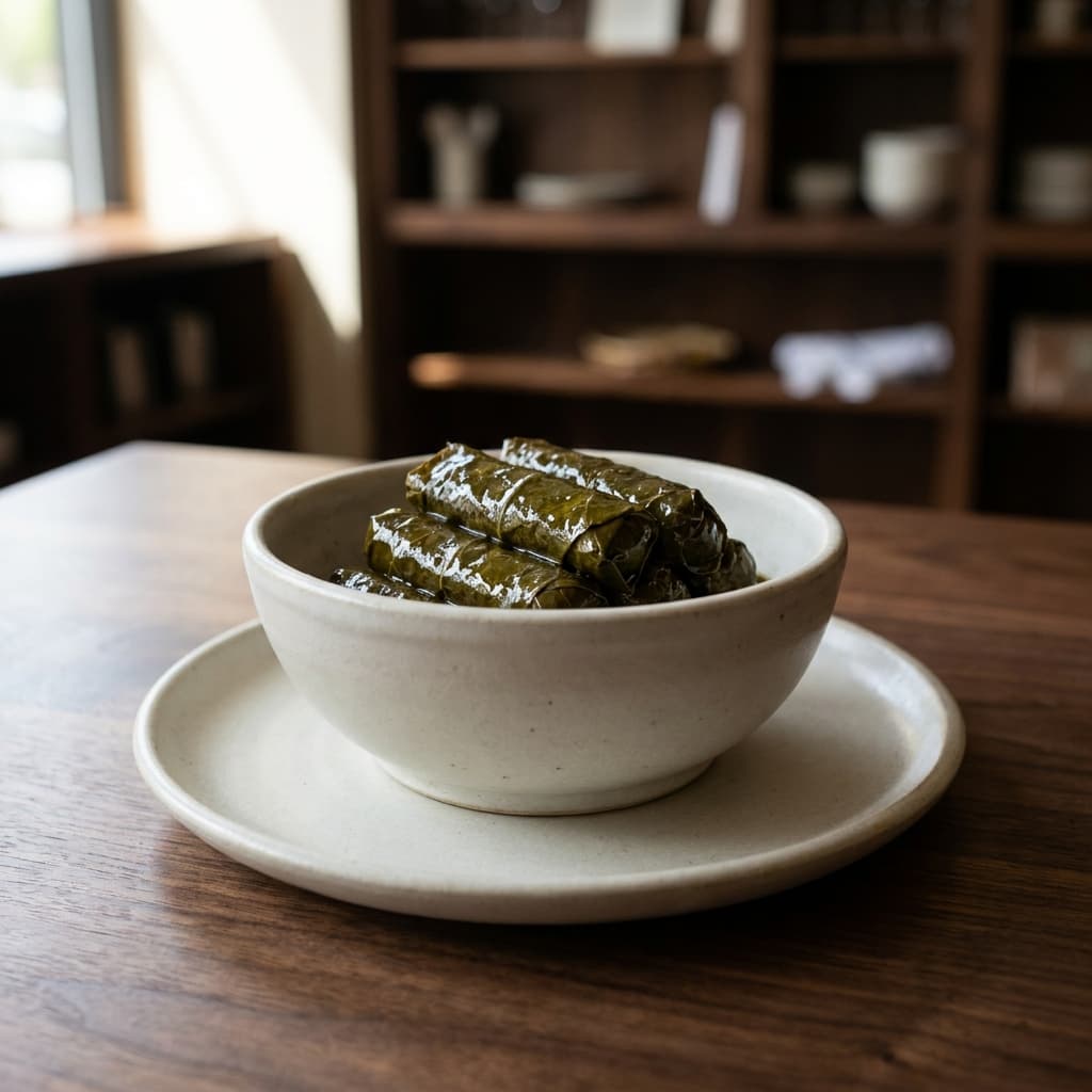 Vine leaves in oil