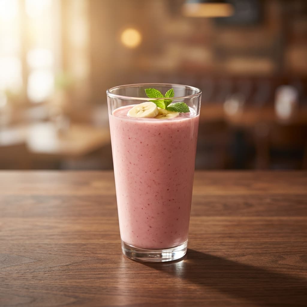 Strawberry milk banana