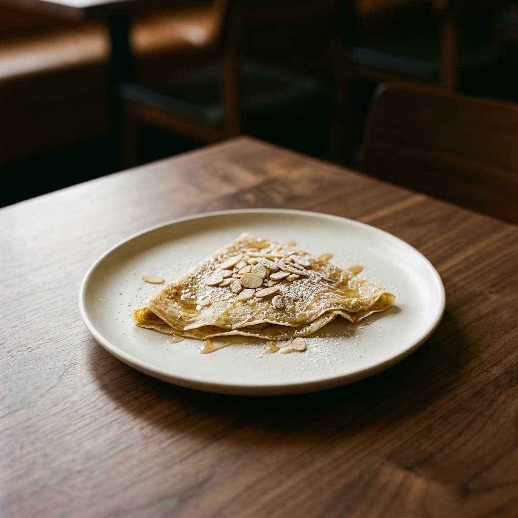 Almond crepe