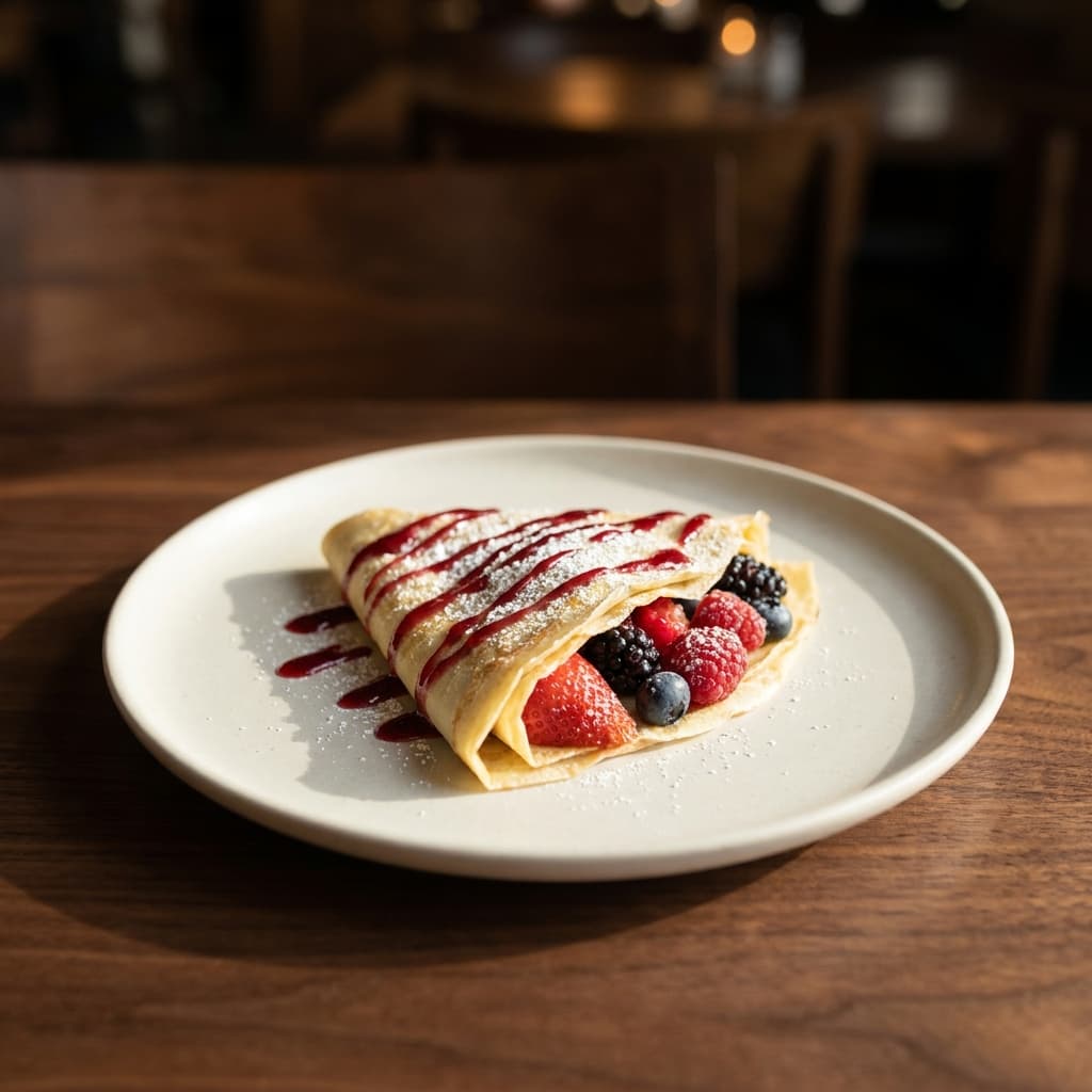 Fruit crepe
