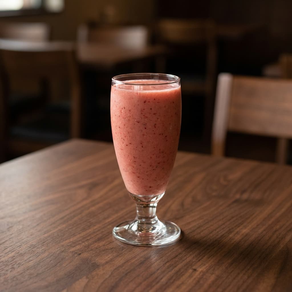 Strawberry frappe