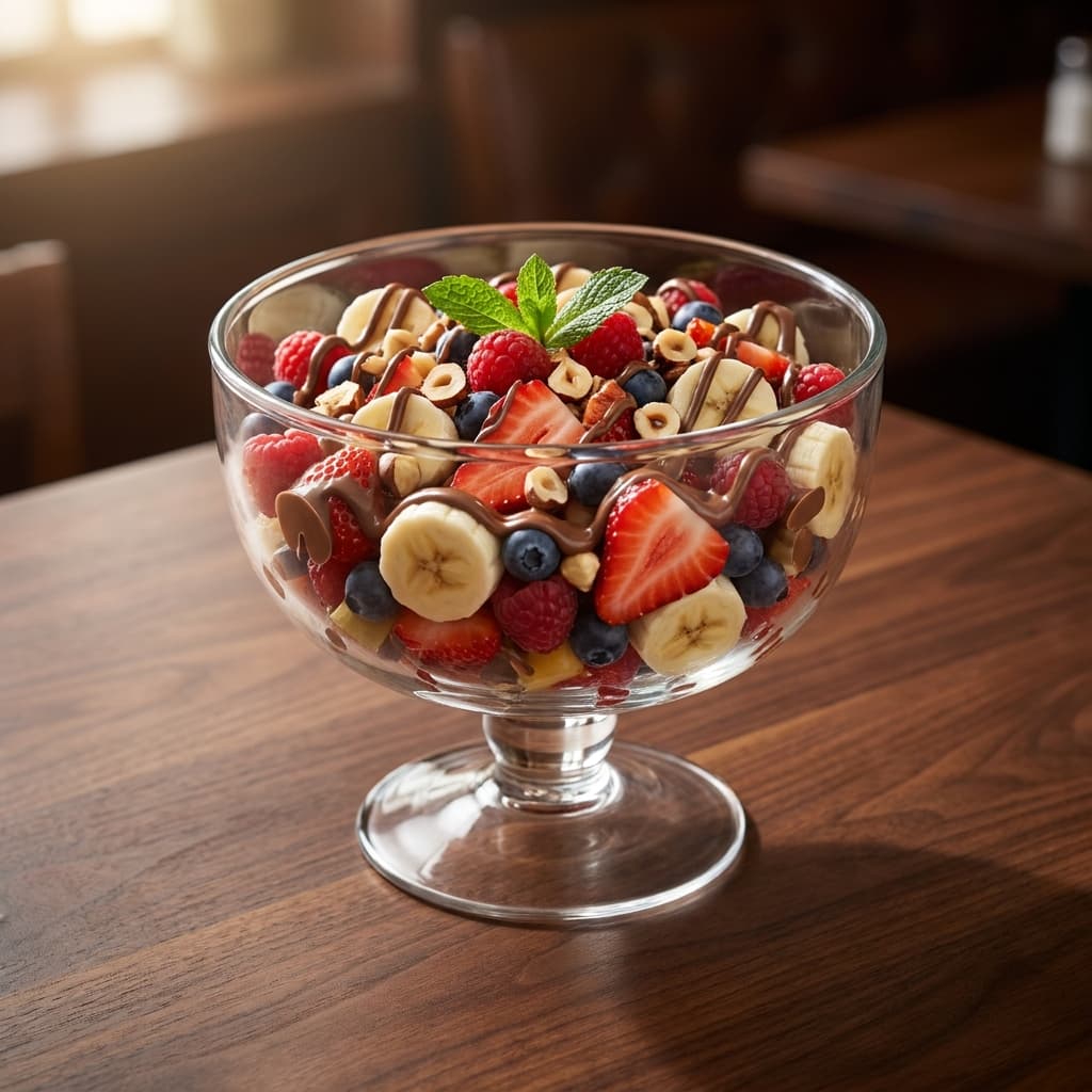 Nutella fruit salad