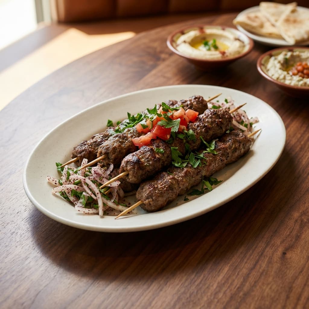 Kafta Lebanese Platter