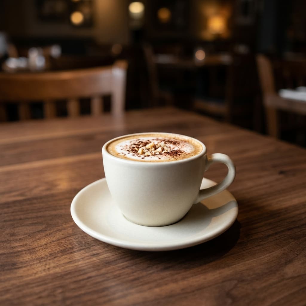 Hazelnut cappuccino