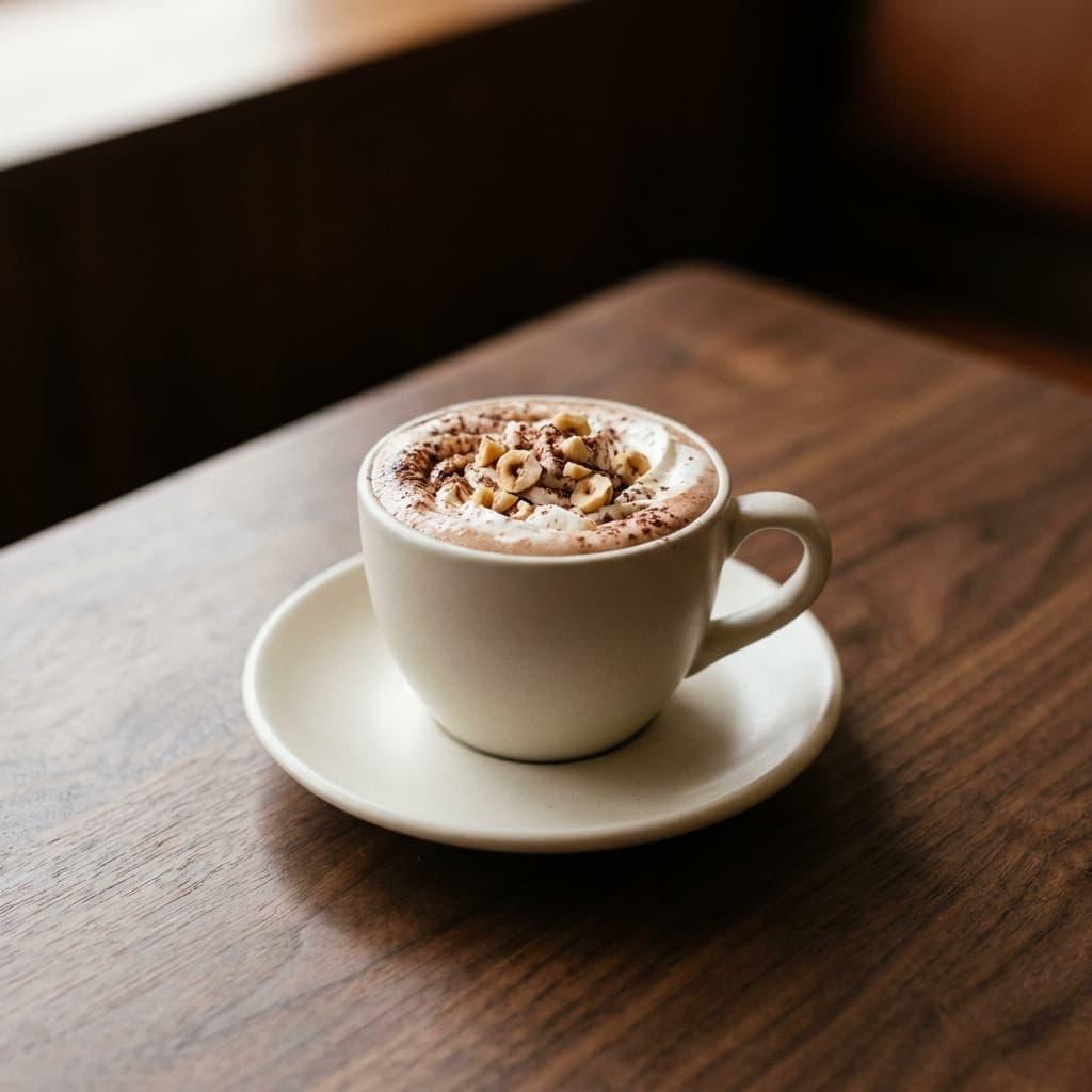 Hazelnut hot chocolate