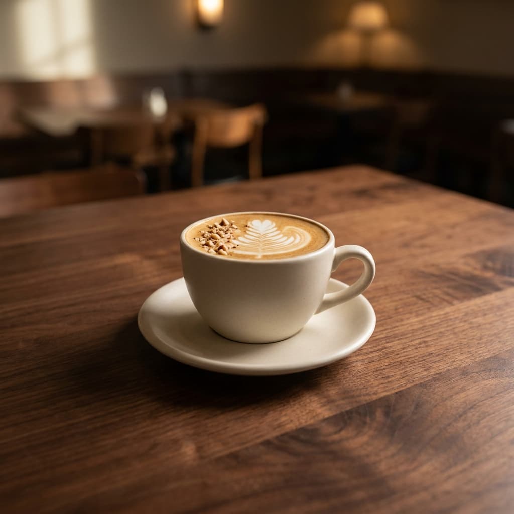 Hazelnut latte