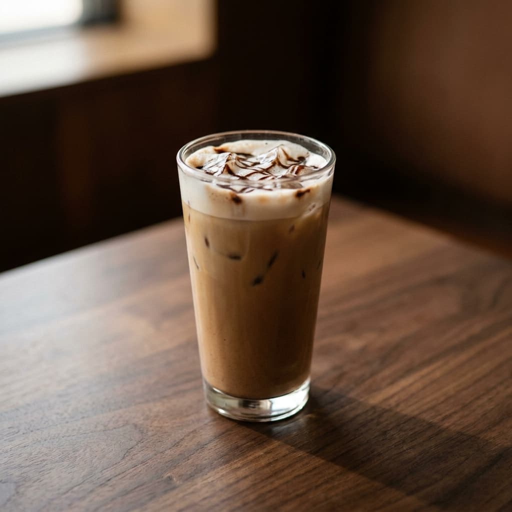 Iced mocha latte