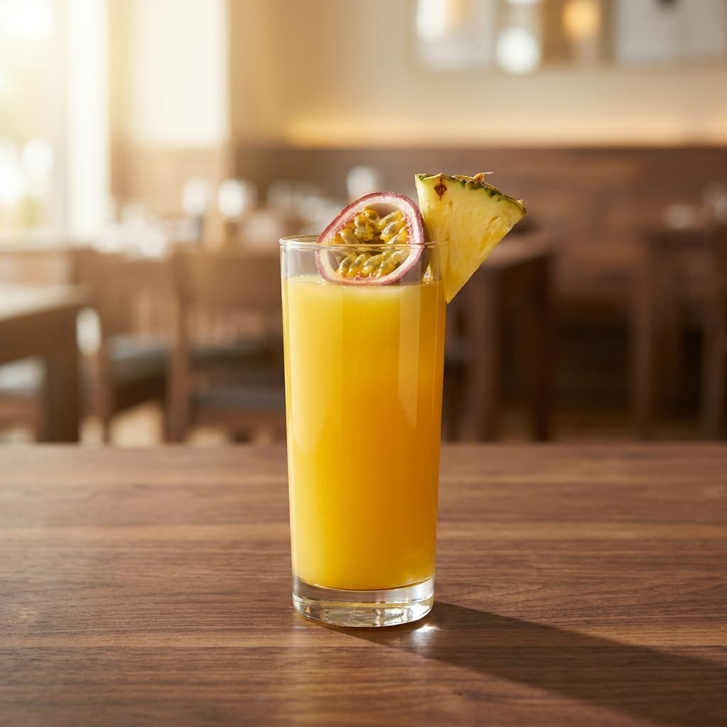 Pineapple passion fruit juice