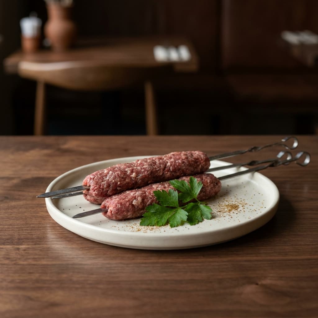Raw Kafta Aal Seekh