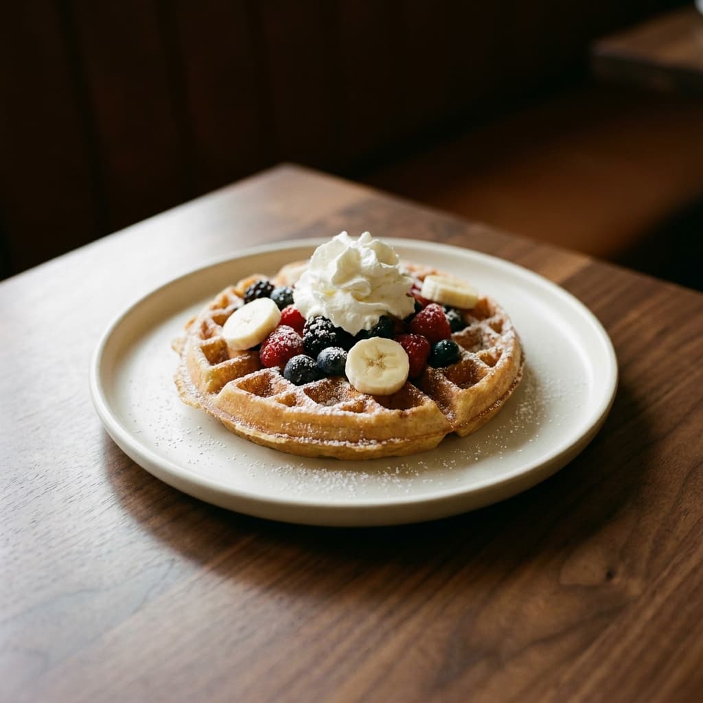 Fruit waffle