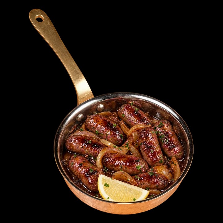 Makanek with Pomegranate Molasses