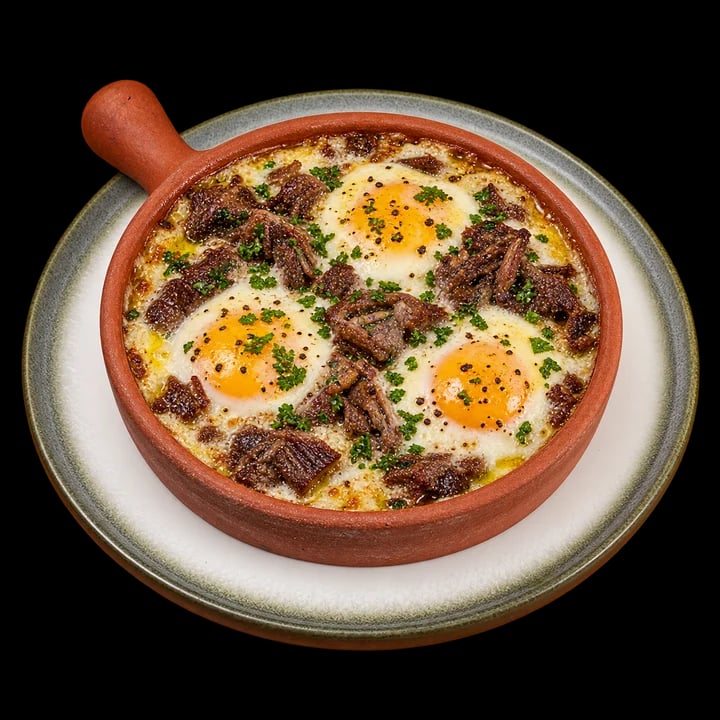 Fakharet Eggs with Kawarma