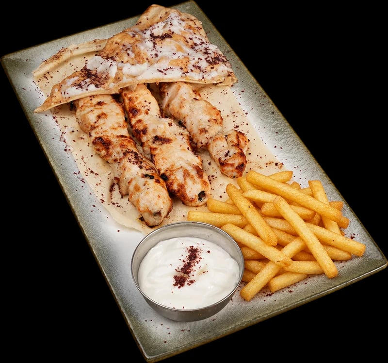 White Tawouk Platter