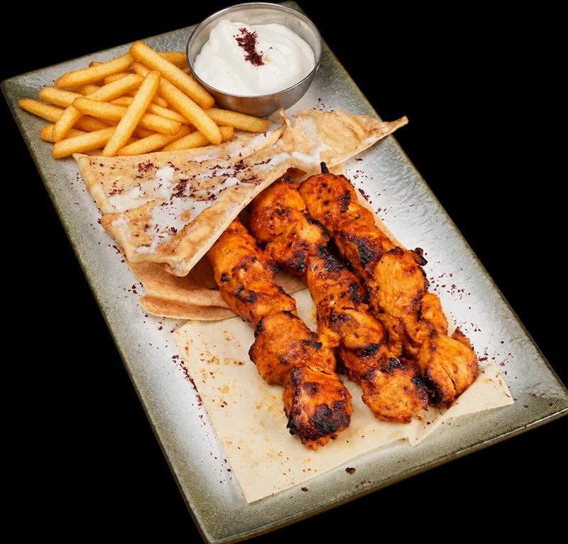 Red Tawouk Platter