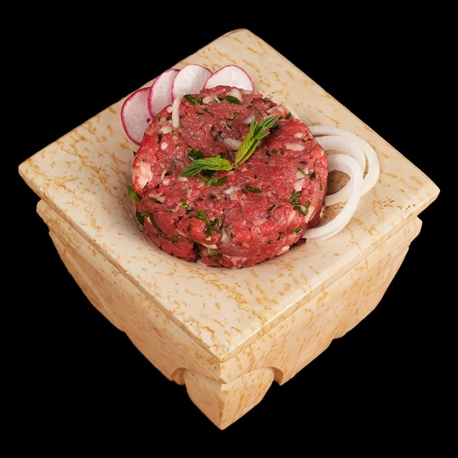 Raw Kafta on Skewer